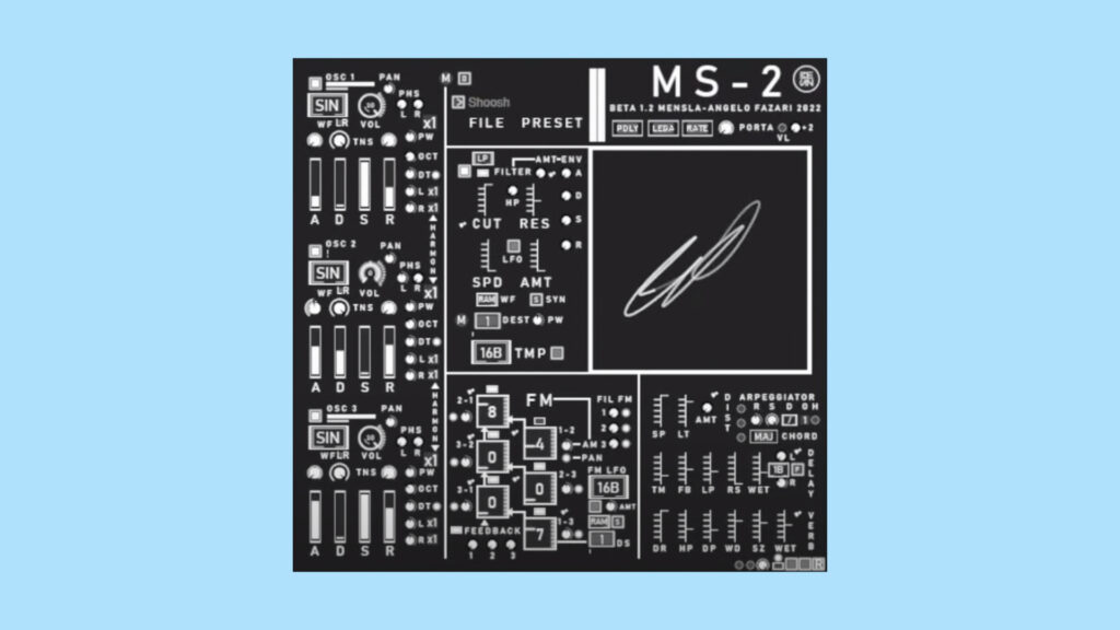 Best Free Synthesizer Plugins: Mensla MS-2